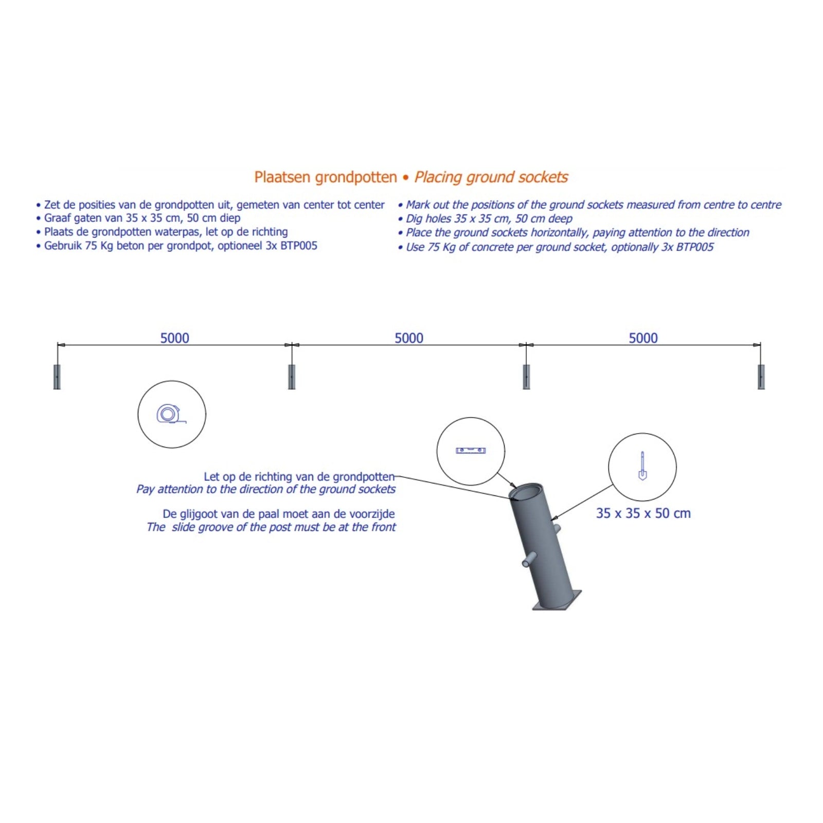 Professionele aluminium ballenvanger voor sportveld - Alusport BV001 - 15 x 4 m - incl. net en palen