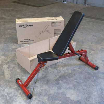 Best Fitness BFFID10 verstelbare fitness bench - Incline / flat / decline