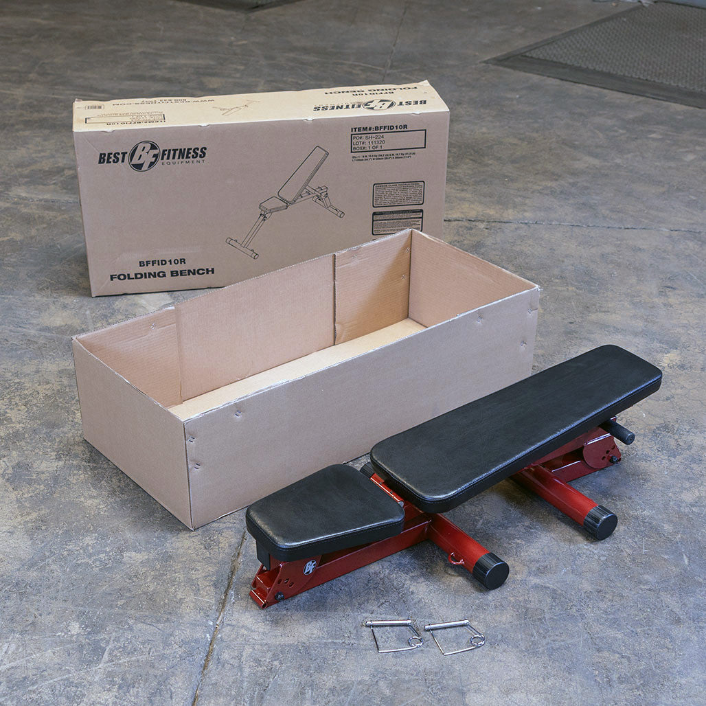 Best Fitness BFFID10 verstelbare fitness bench - Incline / flat / decline