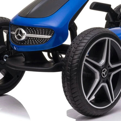 Blauwe Mercedes-Benz skelter - Voor kinderen 4 - 8 jaar en max. 30 kg