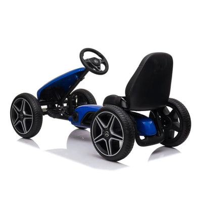 Blauwe Mercedes-Benz skelter - Voor kinderen 4 - 8 jaar en max. 30 kg