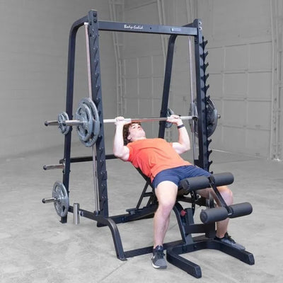 Smith Machine - Body-Solid GS348Q - Chargé de plaques