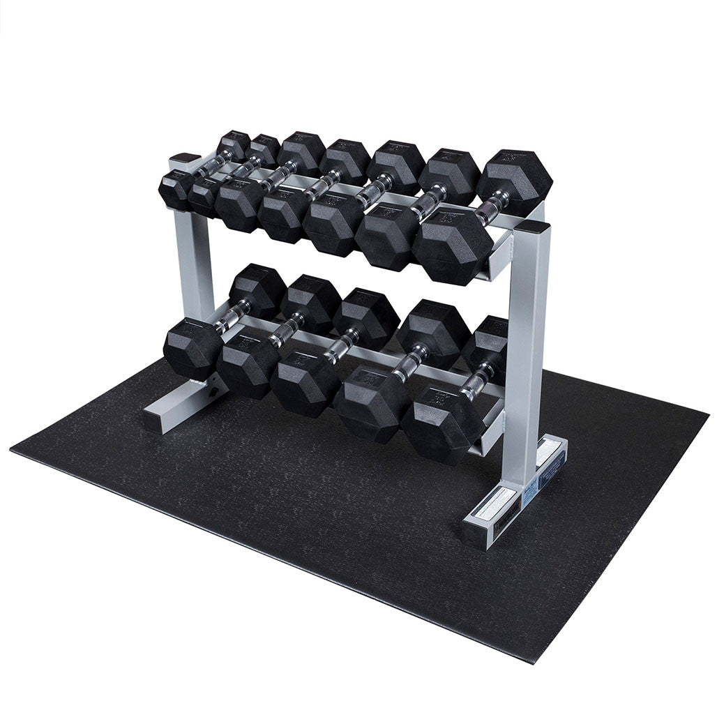 Body-Solid Powerline PDR282X - Tweelaags dumbbell rack