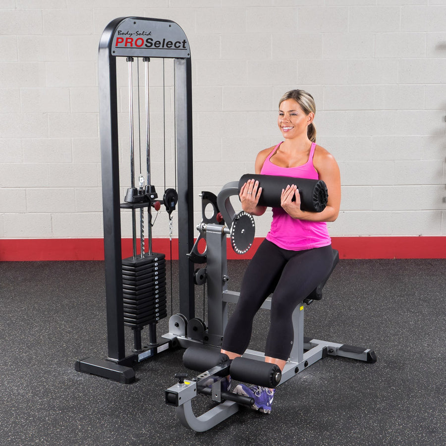 Appareil pour abdominaux et dos - Body-Solid Proselect GCAB-STK avec sélecteur