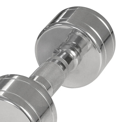 Bodytrading CHDU1-10 - Ensemble d'haltères chromés de 1 à 10 kg