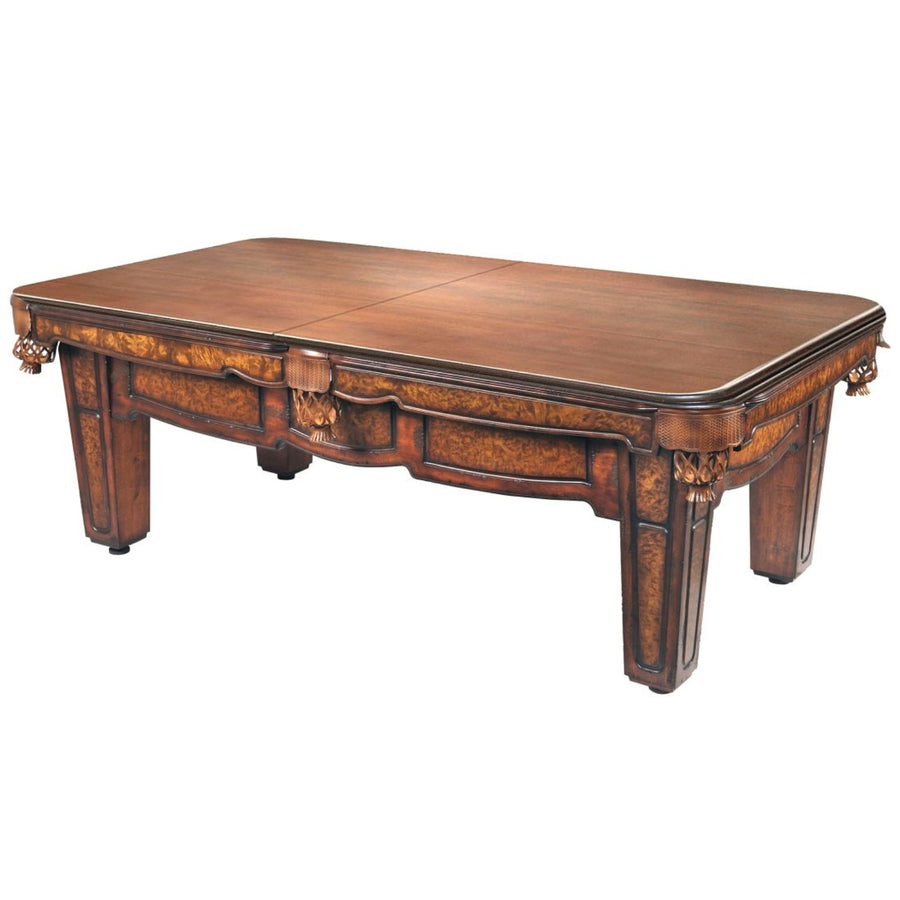 Bruine klassieke pooltafel - Winsport Wellington 8FT - 230 x 128 cm