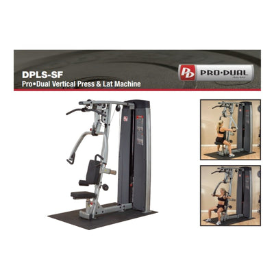 Chest Press & Lat Pulldown Machine (steekgewichten) - Body-Solid Pro-Dual DPLS-SF