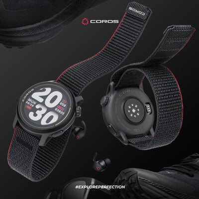 Coros PACE 3 Nylon Noir - Montre GPS Sport & Aventure / Montre Multisport