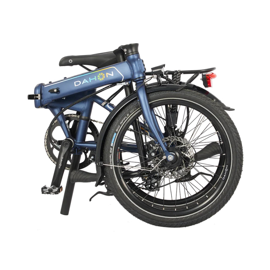Vouwfiets - Dahon Launch D8 20" - Navy / blauw - 8-speed derailleur - schijfremmen