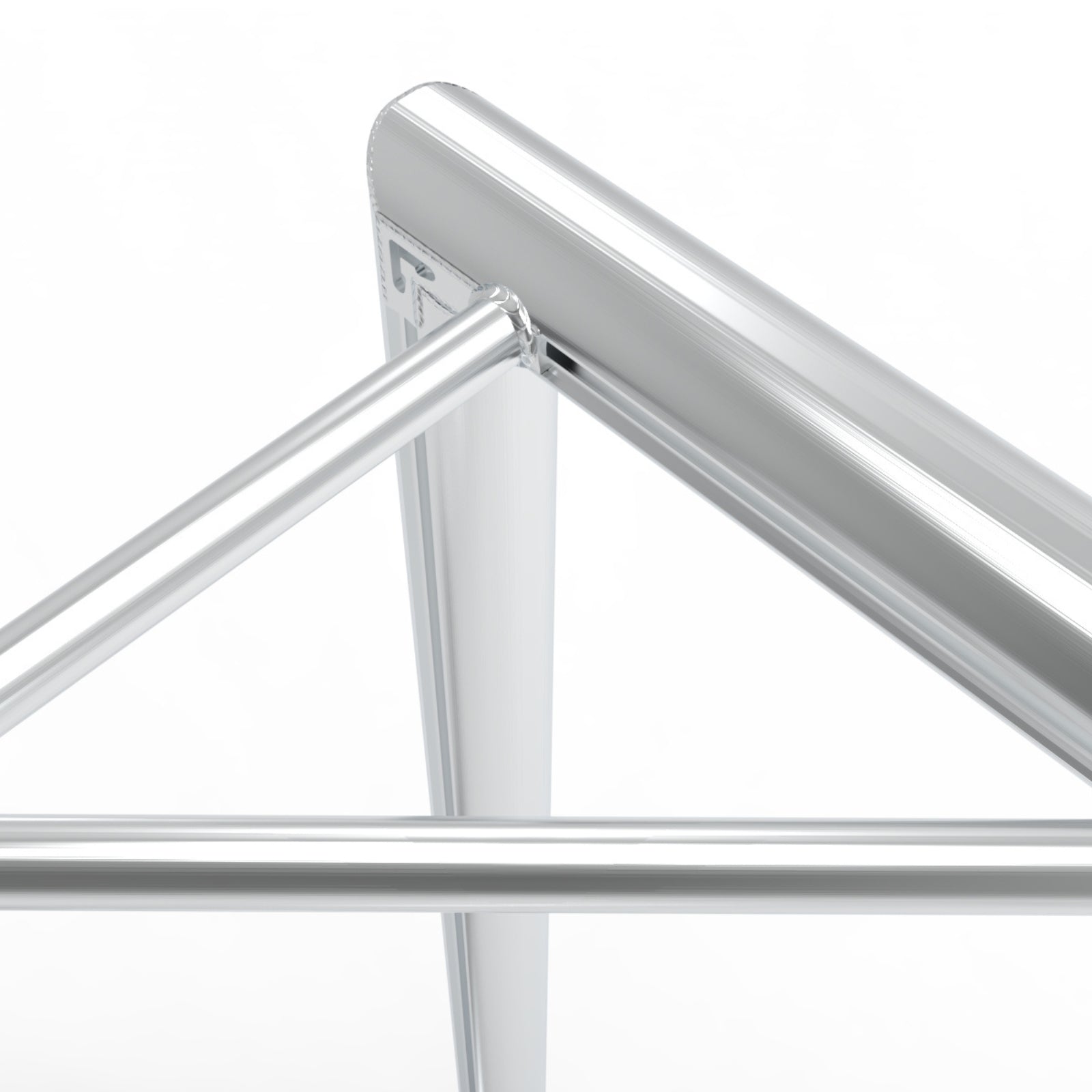 Professioneel aluminium voetbaldoel - Alusport TPW310 - 300 x 200 x 150 cm - incl. net