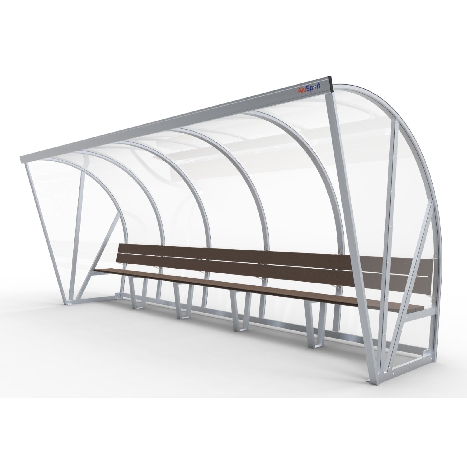 Dugout voor 10 personen - Alusport DO500 - 5 x 2 m