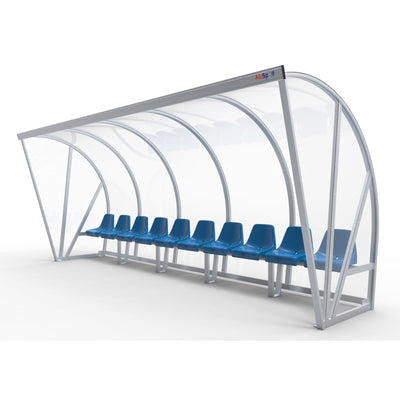 Dugout voor 10 personen - Alusport DO500 - 5 x 2 m