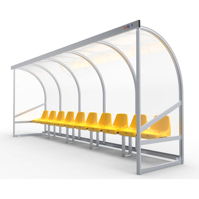 Dugout voor 10 personen - Alusport DO500 - 5 x 2 m