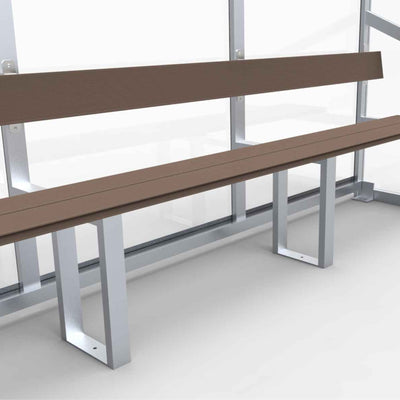 Dugout voor 10 personen - Alusport DO500 - 5 x 2 m