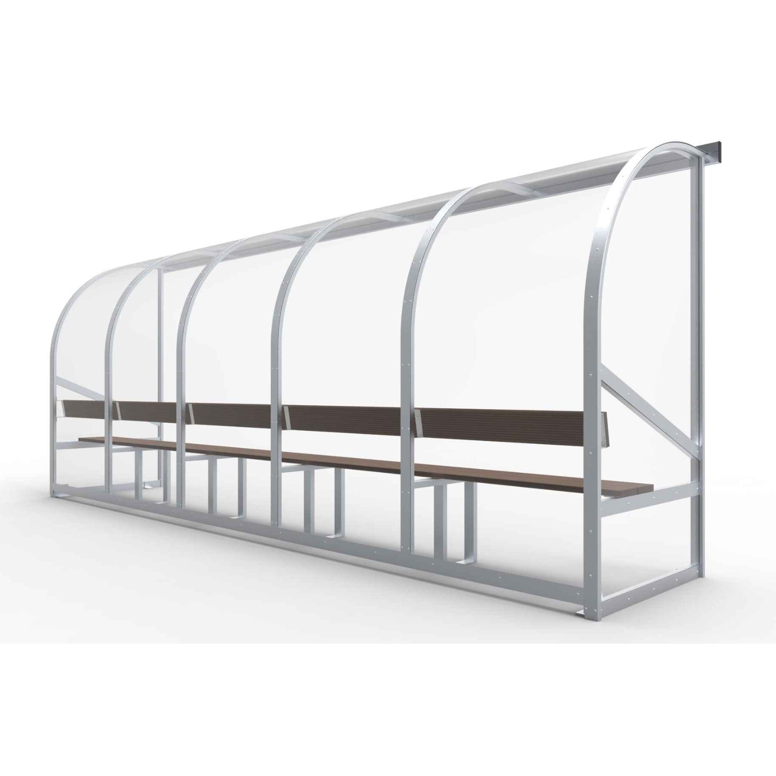 Dugout voor 10 personen - Alusport DO500 - 5 x 2 m