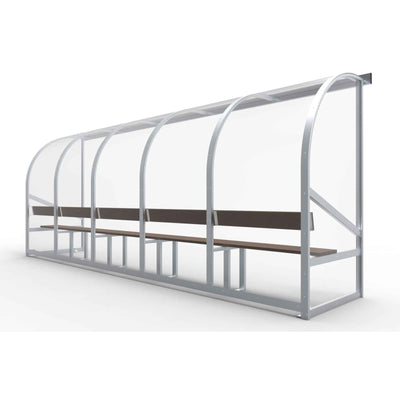 Dugout voor 10 personen - Alusport DO500 - 5 x 2 m