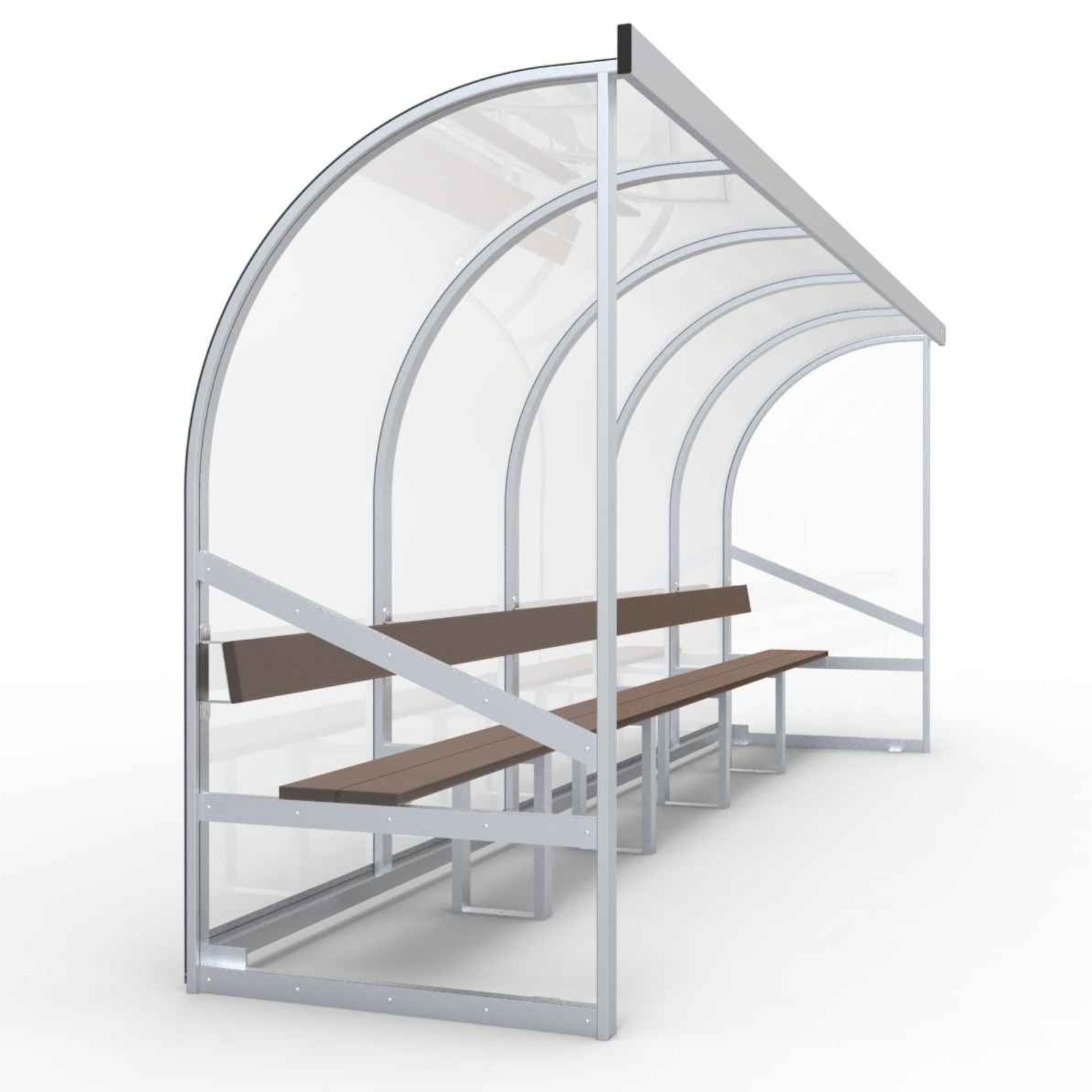 Dugout voor 10 personen - Alusport DO500 - 5 x 2 m