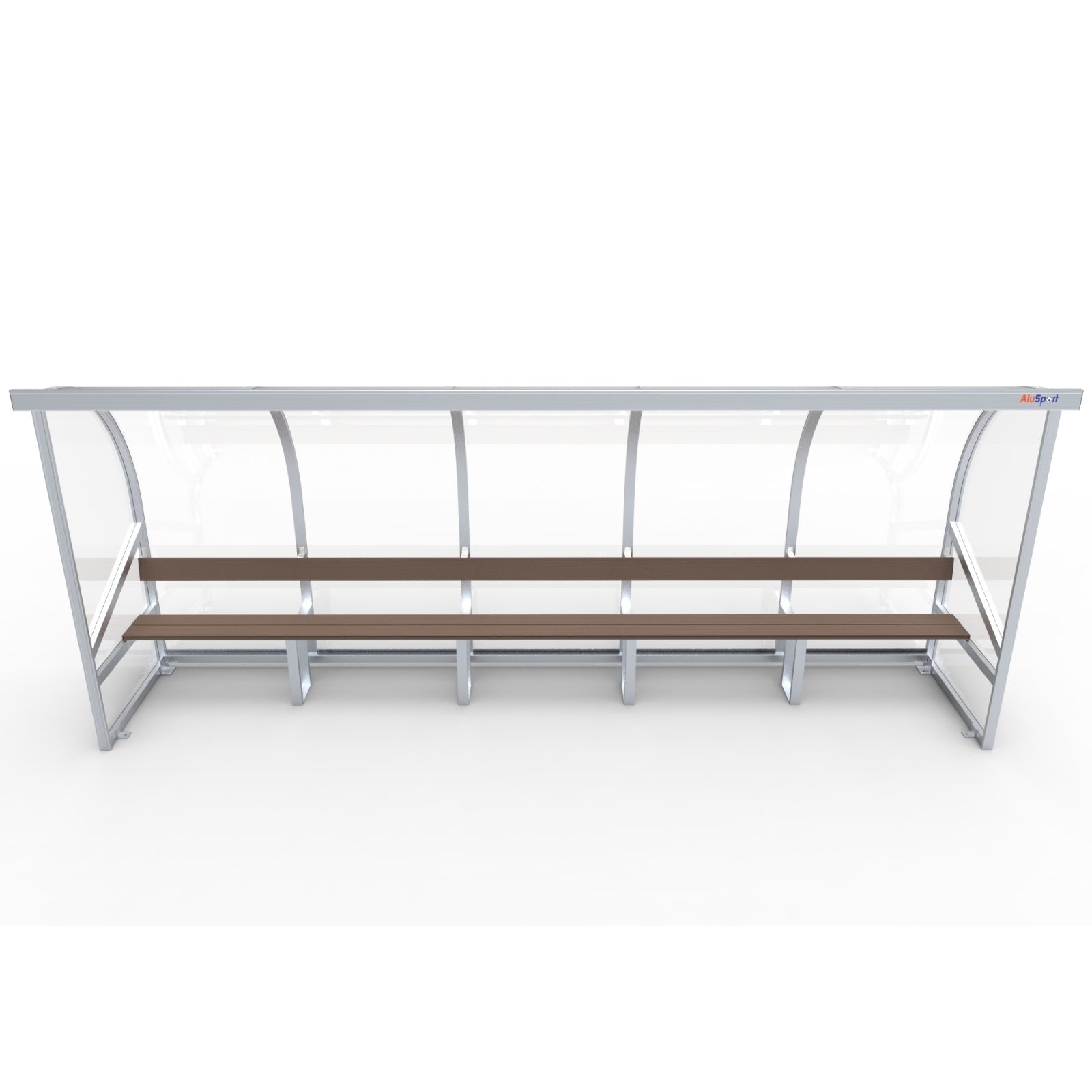 Dugout voor 10 personen - Alusport DO500 - 5 x 2 m