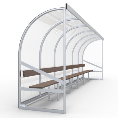Dugout voor 12 personen - Alusport DO600 - 6 x 2 m