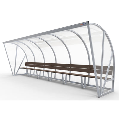 Dugout voor 12 personen - Alusport DO600 - 6 x 2 m