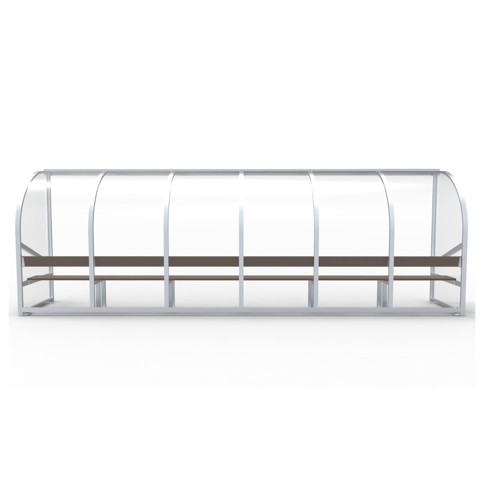 Dugout voor 12 personen - Alusport DO600 - 6 x 2 m