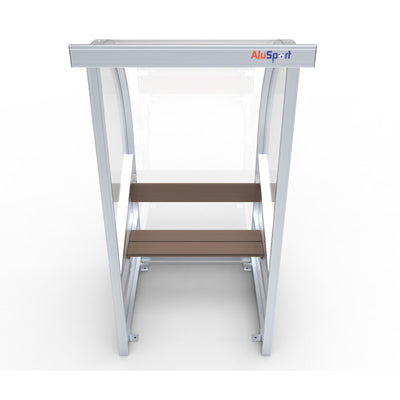 Dugout voor 2 personen - Alusport DO100 - 1 x 2 m