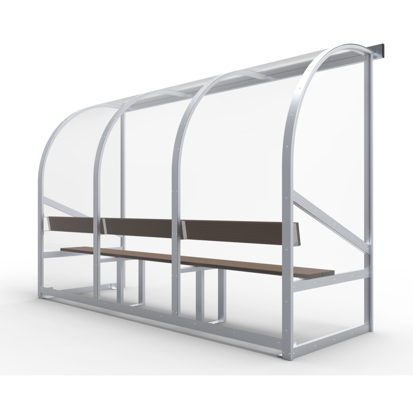 Dugout voor 6 personen - Alusport DO300 - 3 x 2 m