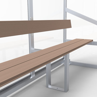 Dugout voor 8 personen - Alusport DO400 - 4 x 2 m