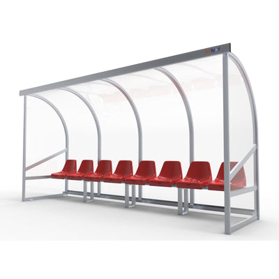 Dugout voor 8 personen - Alusport DO400 - 4 x 2 m
