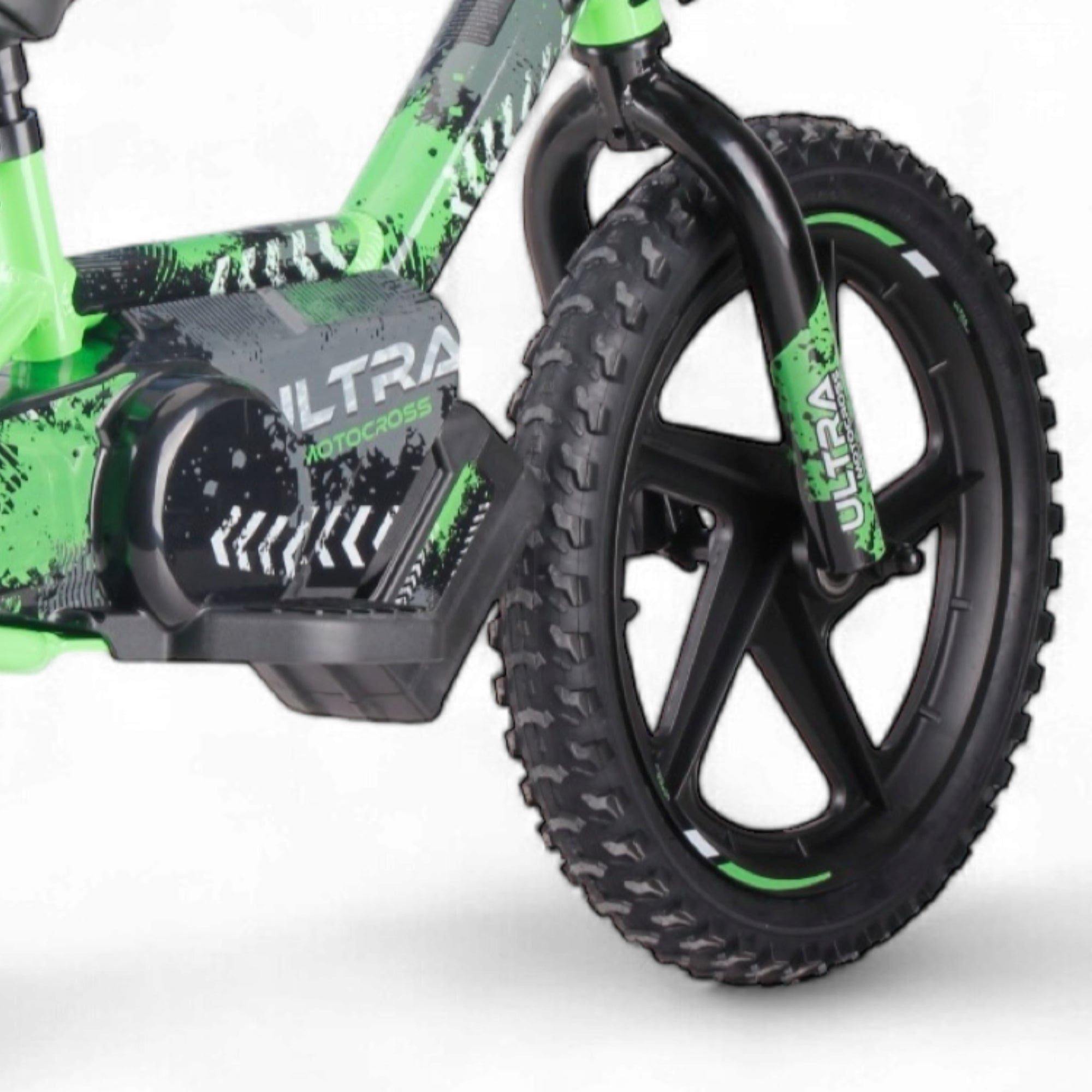 Elektrische Balance Bike Groen - Rollzone EBB16 - 16 inch wielen / 24 volt