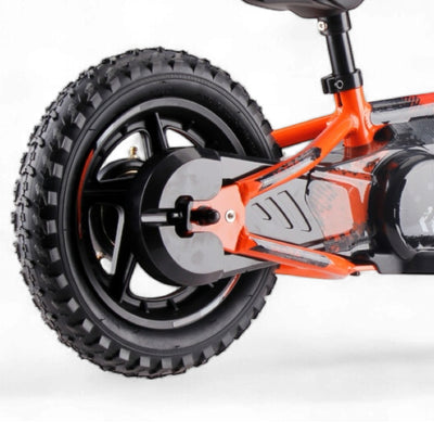 Vélo d'équilibre électrique Orange - Rollzone EBB12 - Roues 12 pouces / 24 volts