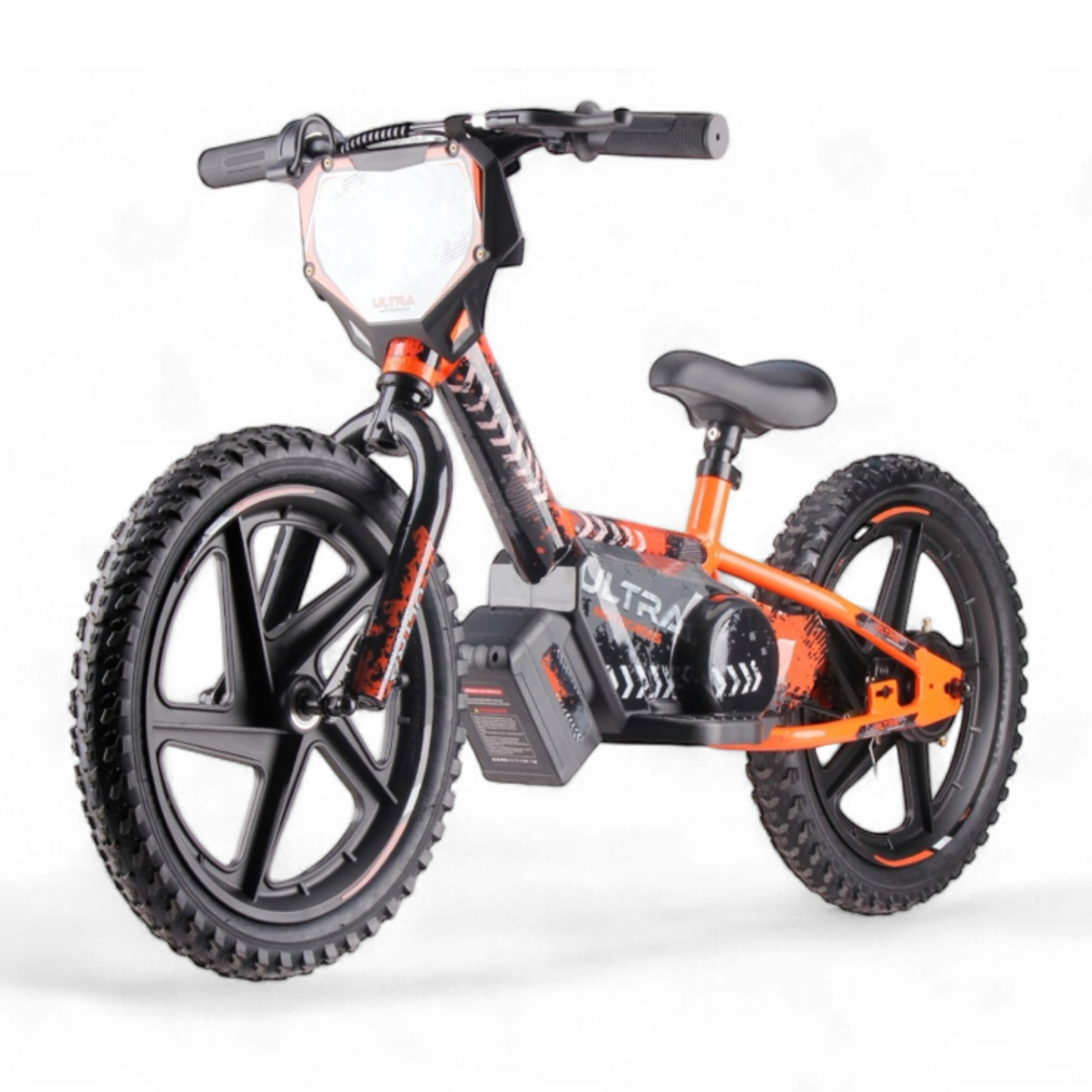 Elektrische Balance Bike Oranje - Rollzone EBB16 - 16 inch wielen / 24 volt