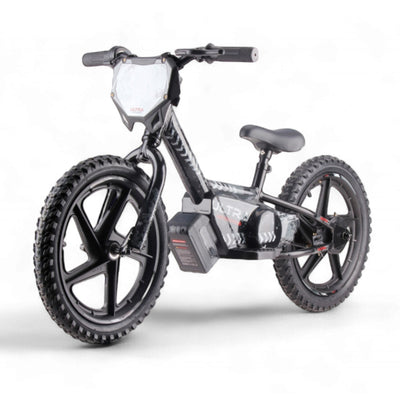 Elektrische Balance Bike Zwart - Rollzone EBB16 - 16 inch wielen / 24 volt