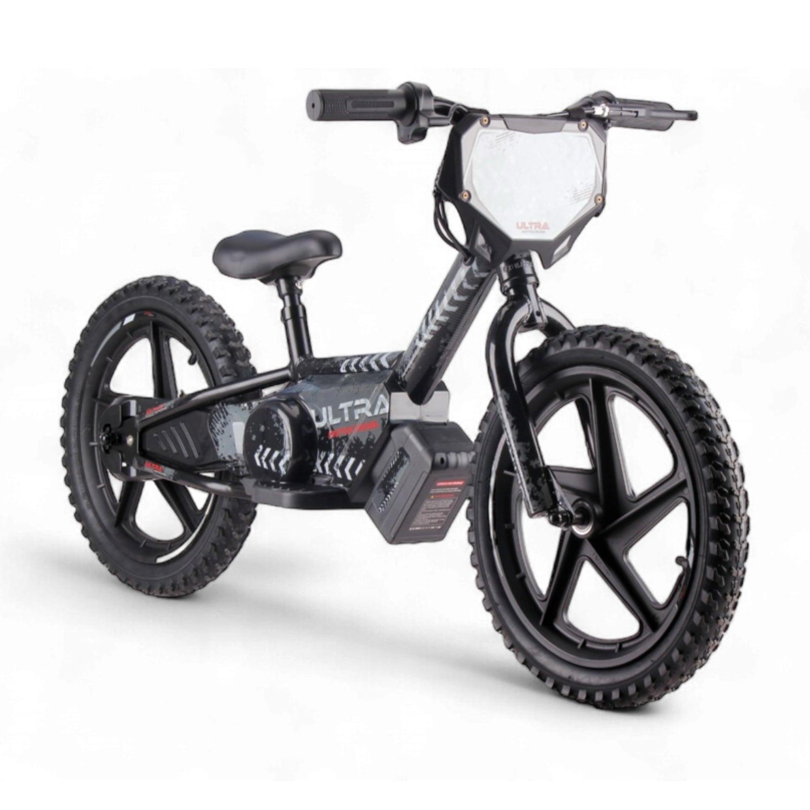 Elektrische Balance Bike Zwart - Rollzone EBB16 - 16 inch wielen / 24 volt