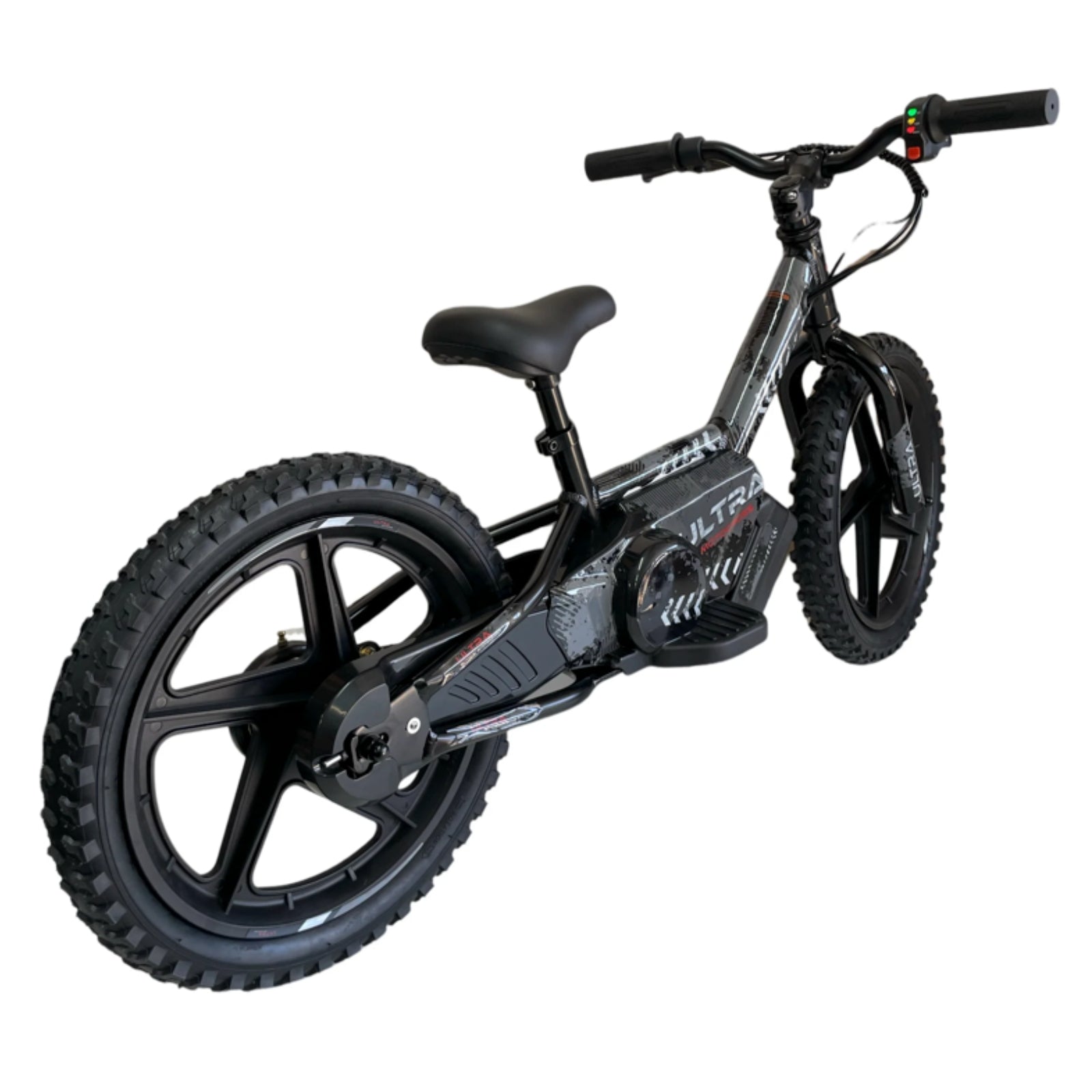 Elektrische Balance Bike Zwart - Rollzone EBB16 - 16 inch wielen / 24 volt