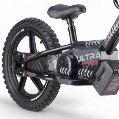 Elektrische Balance Bike Zwart - Rollzone EBB16 - 16 inch wielen / 24 volt