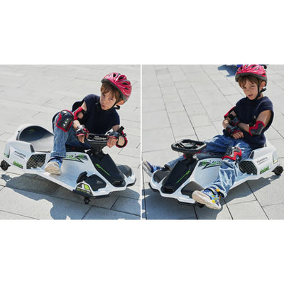 Elektrische Drift Kart - Rollzone SX2219-white - 24 Volt