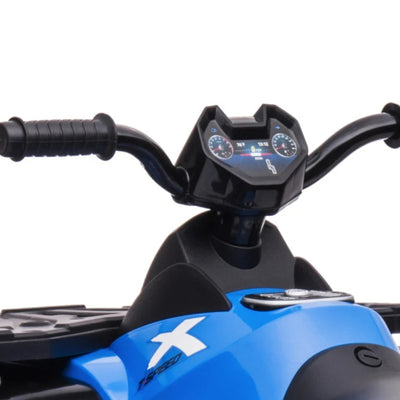 Elektrische quad voor kinderen - Rollzone S615-blue - 24 Volt - Zwart/blauw