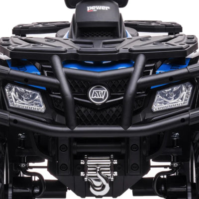 Elektrische quad voor kinderen - Rollzone S615-blue - 24 Volt - Zwart/blauw