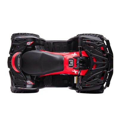 Elektrische quad voor kinderen - Rollzone S615-red - 24 Volt - Zwart/rood