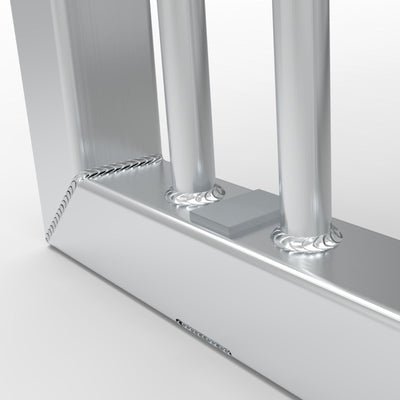 Extra groot anti-vandalisme aluminium voetbaldoel - Alusport AA300 - 5 x 2 m