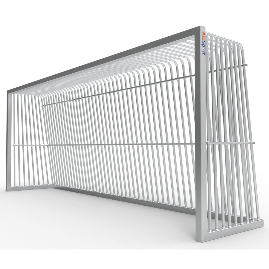 But de football extra-large en aluminium antivandalisme - Alusport AA300 - 5 x 2 m
