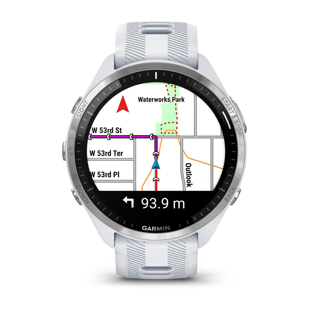 Garmin Forerunner 965 Wit - 47mm - Premium hardloop & multisport horloge