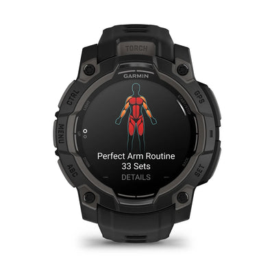 Garmin Instinct 3 AMOLED - 45 mm et 50 mm - Montre connectée robuste pour le multisport et l'aventure