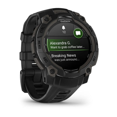 Garmin Instinct 3 AMOLED - 45 mm et 50 mm - Montre connectée robuste pour le multisport et l'aventure
