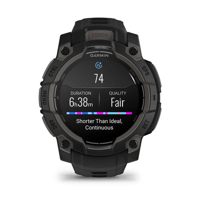 Garmin Instinct 3 AMOLED - 45 mm et 50 mm - Montre connectée robuste pour le multisport et l'aventure