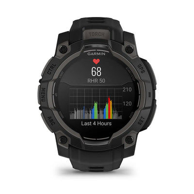 Garmin Instinct 3 AMOLED - 45 mm et 50 mm - Montre connectée robuste pour le multisport et l'aventure