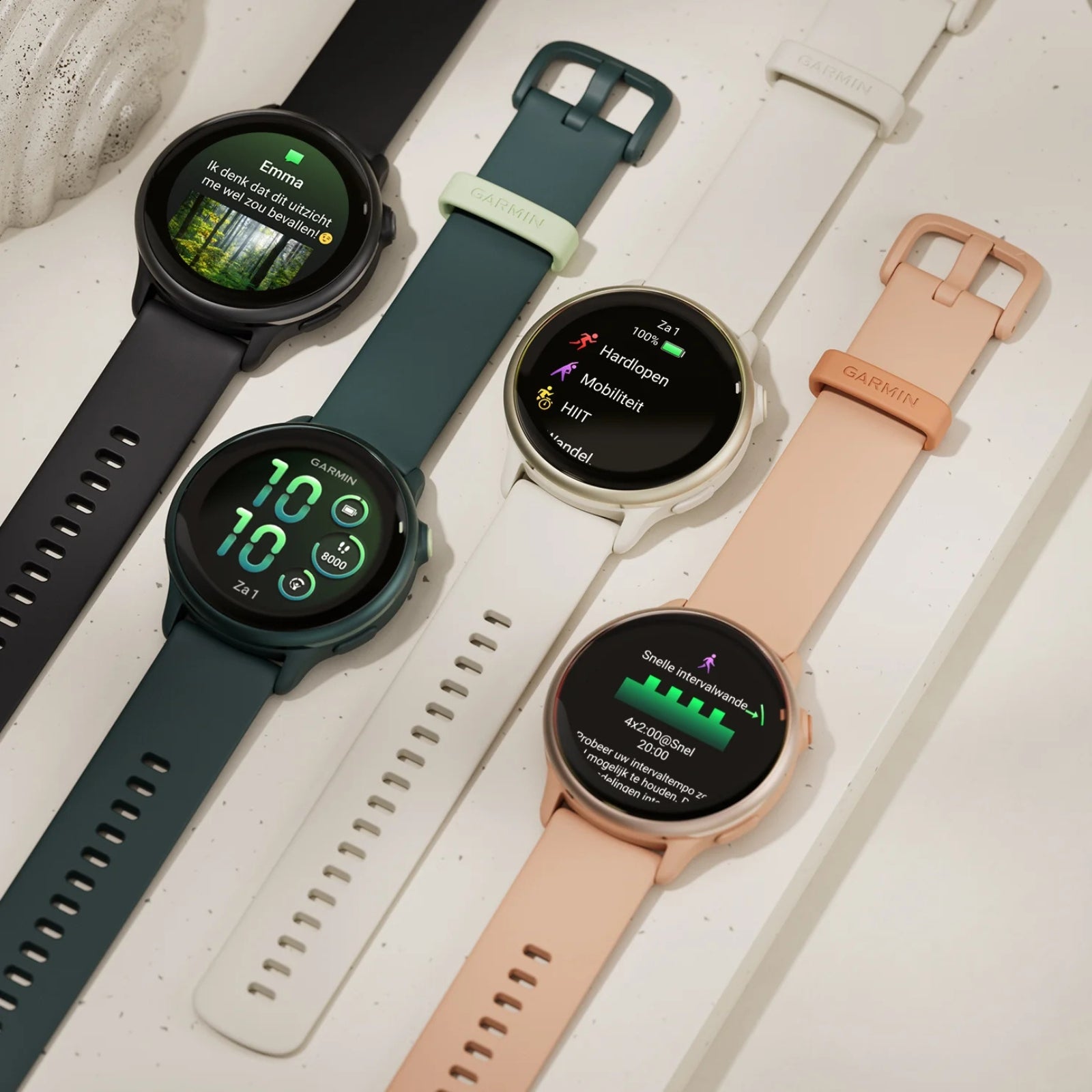 Garmin Vivoactive 6 - Montre connectée santé et fitness - Ardoise avec bracelet noir