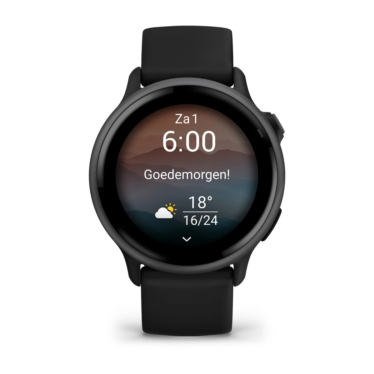 Garmin Vivoactive 6 - Montre connectée santé et fitness - Ardoise avec bracelet noir