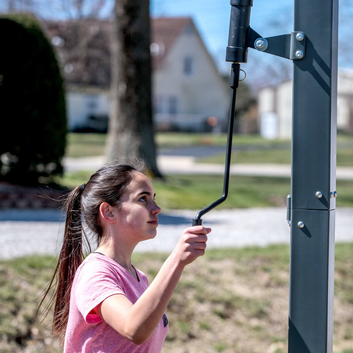 Goaliath GB60 - Basketbalstandaard in de grond verankerd - gratis Mikasa bal